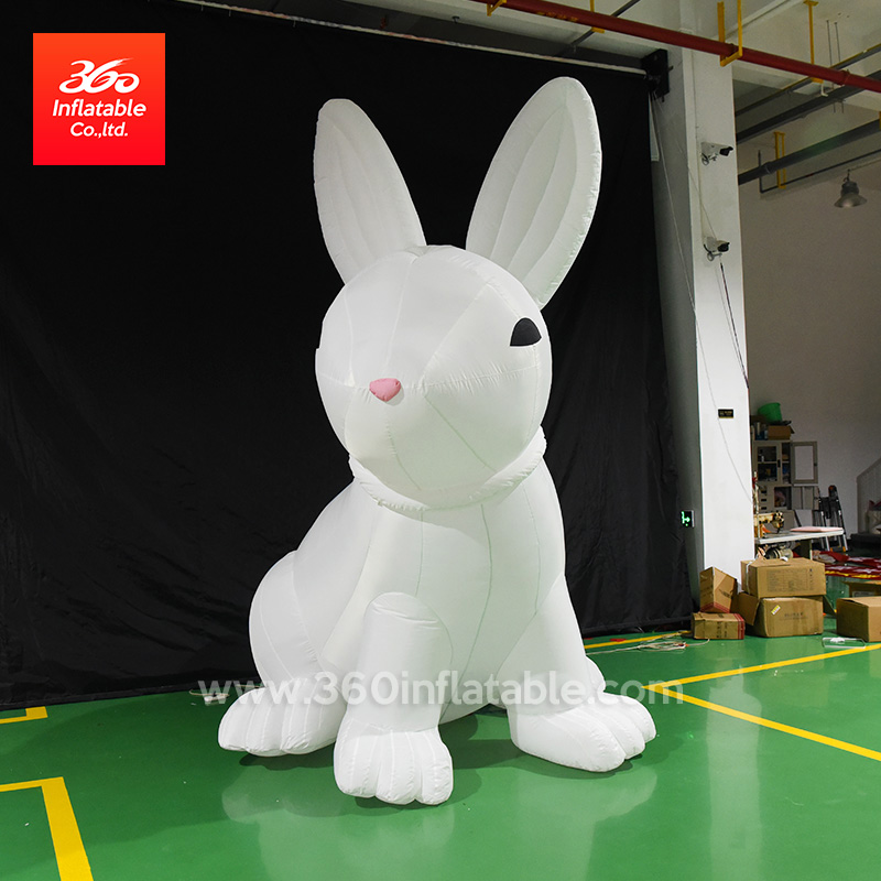 High Quality China Factory Price Mid-Autumn Day Advertising Mascot Inflatable Rabbit Cartoon Custom