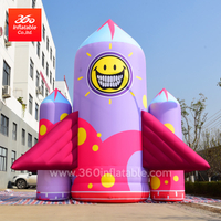 High Quality Manufacturer Supply Factory Price Advertising Inflatable Rocket Cartoon Custom