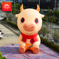 Factory Price High Quality Huge OX Inflatable Mascots Advertising Inflatable Cattle Cartoon Custom