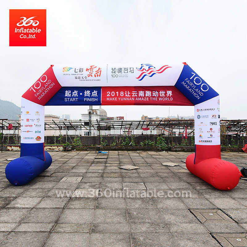 High Quality Inflatable Leg Foot Arch Custom Advertising Racing Archway