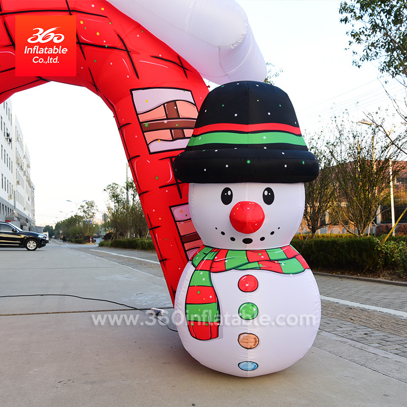 Customized Inflatable Snow Man Christmas Arch Inflatables 