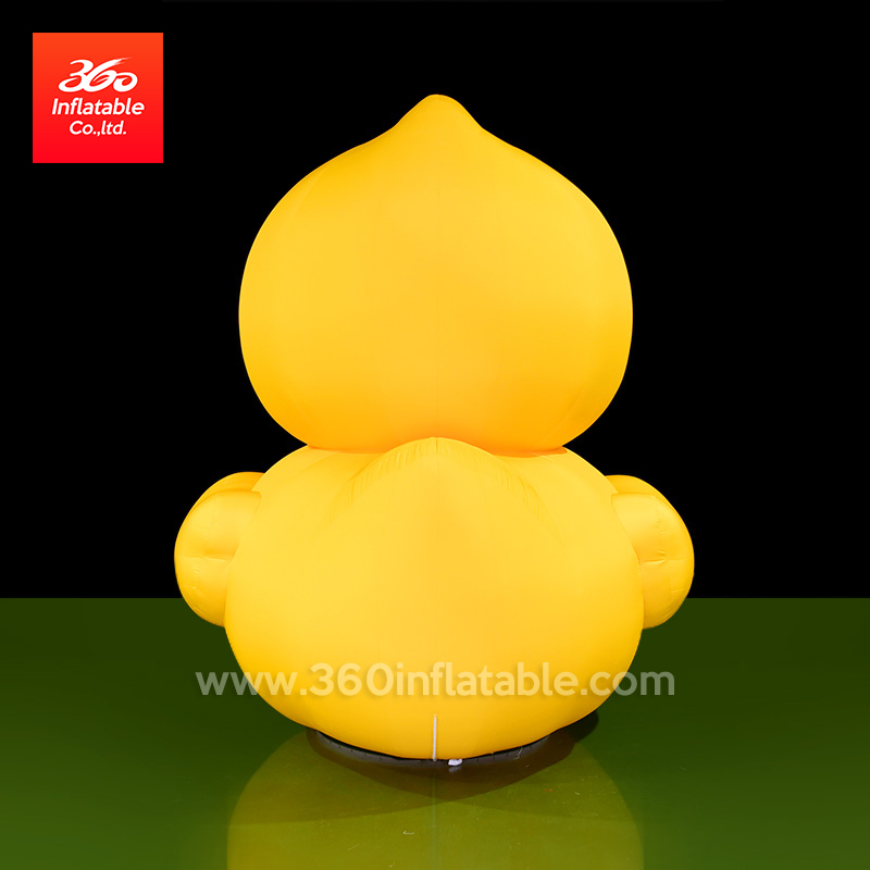 High Quality Factoty Price Custom Advertising Inflatables Huge Cartoons Inflatable Cartoon Yellow Duck Mascot