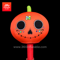 Custom Inflatable Monster Balloon Ball with Monster Printing for All Saints Day Advertising 