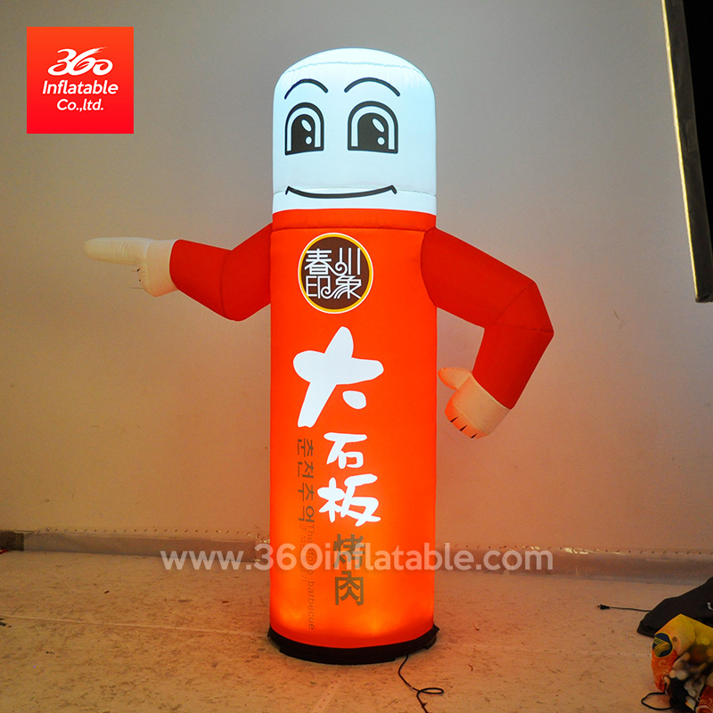 High Quality Led Inflatable Advertising Lamp Tube Custom Logo