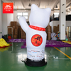 Hot selling customized inflatable cartoon cat lamp post with LED for promotion advertising factory price