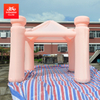 Custom Romantic Pink Arch Advertising Wedding Tent Arches Inflatable