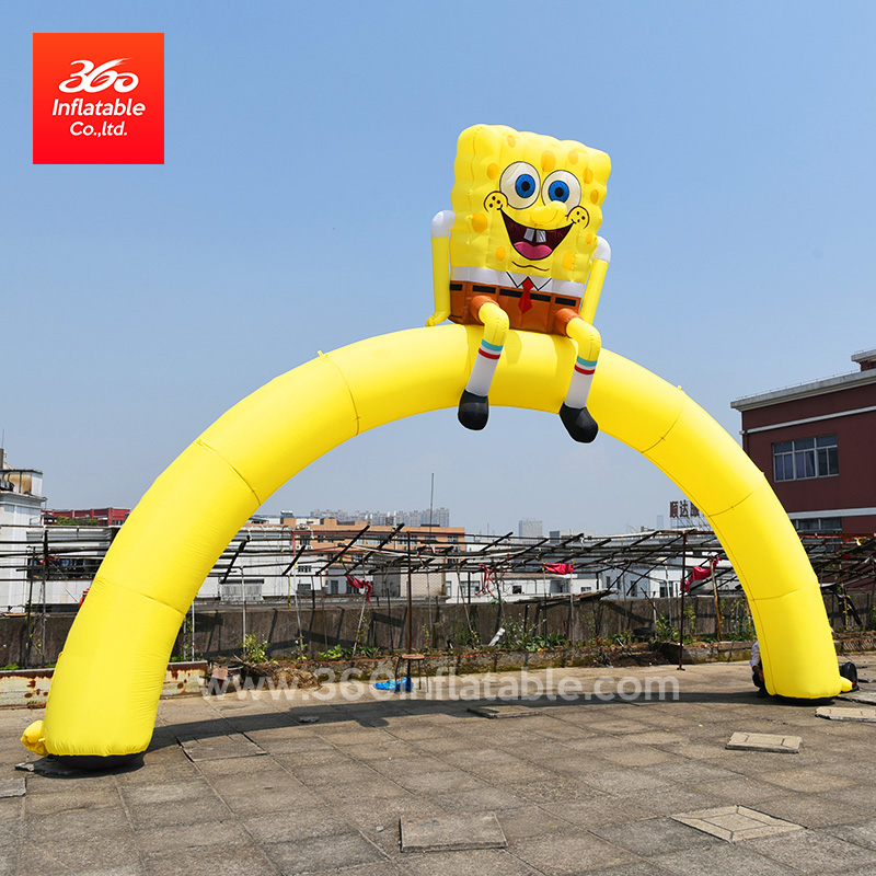 Inflatable Famous Cartoon Advertising Arch Custom