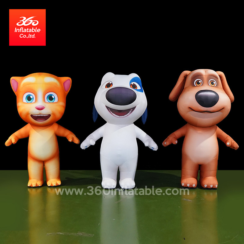 Customized Inflatable Dog Cartoon Costume Advertising 