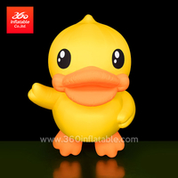Manufacturer Price Famous IP Duck Customized Dimensions Inflatable Mascot Duck Cartoon Custom