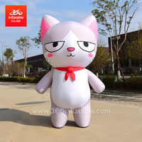 Lovely Cartoon Costumes Customize High Quality Advertising Inflatable Cat Character Costume Suit Custom