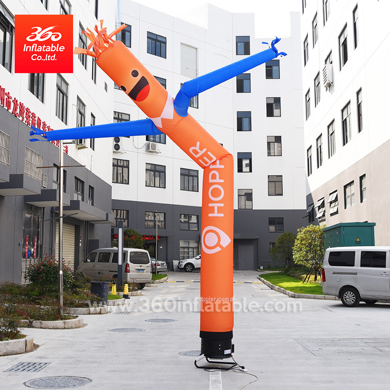  Inflatable Waving Man/ Air dancer Customized Inflatable Free printing logo Sky Dancer Man with blower for Advertising