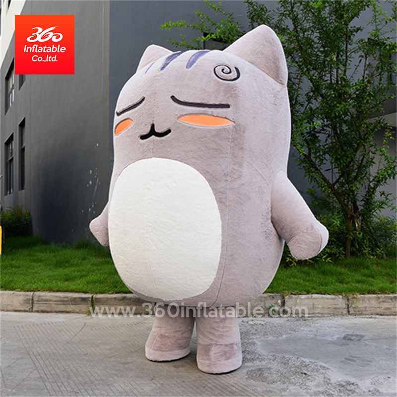 Factory Price High Quality China 360 Inflatable Manufacturer Advertising Inflatable Moving Costume Cartoon Suit Custom