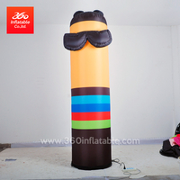 Cute Inflatable LED Lamp Custom Barrel Tube Lamps Advertising