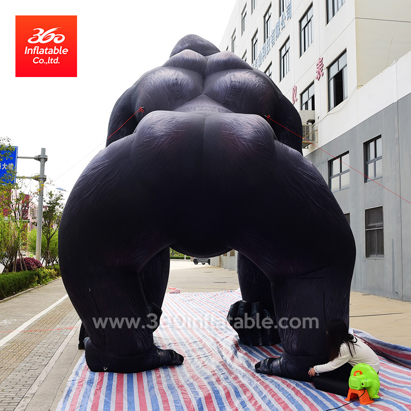 Inflatable Gorilla Custom Mascot Monkey Inflatables Huge Giant Inflatable Gorilla Cartoon Custom