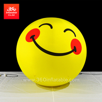 Customized Smiling Face Balloon Advertising Inflatables 
