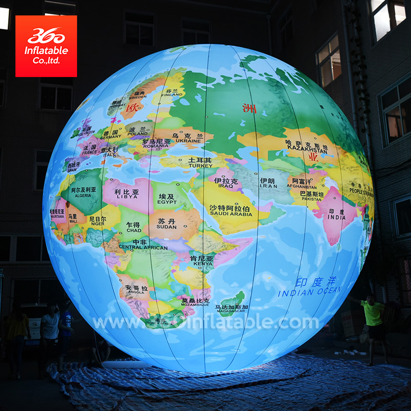 Custom Inflatable Earth Balloon Planets Advertising Inflatables 