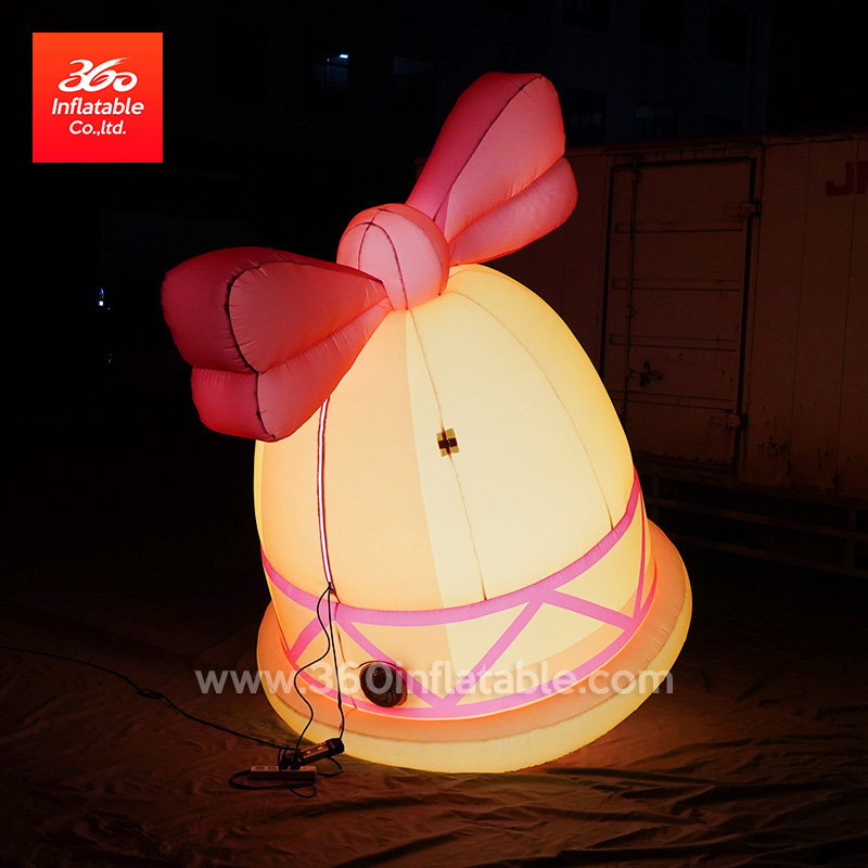 Customized Advertising Inflatable Christmas Bell Inflatables Custom