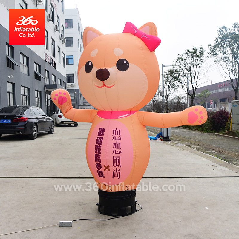 Advertising Inflatable cat cartoon welcome dancer outward arm waving air dancer Advertising inflatable cartoon sky dancer