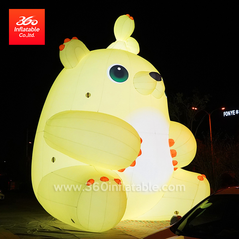 Customized Inflatable Advertising Bear Cartoon Inflatables Custom