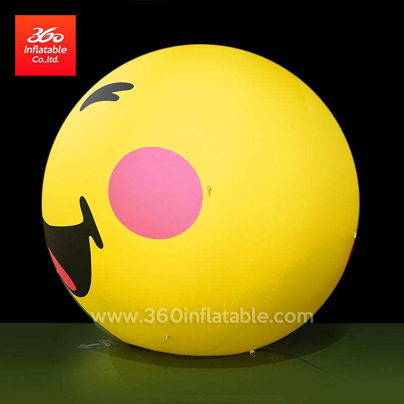 Custom Balls Inflatable Smiling Face Balloon Inflatables Customized Balloons