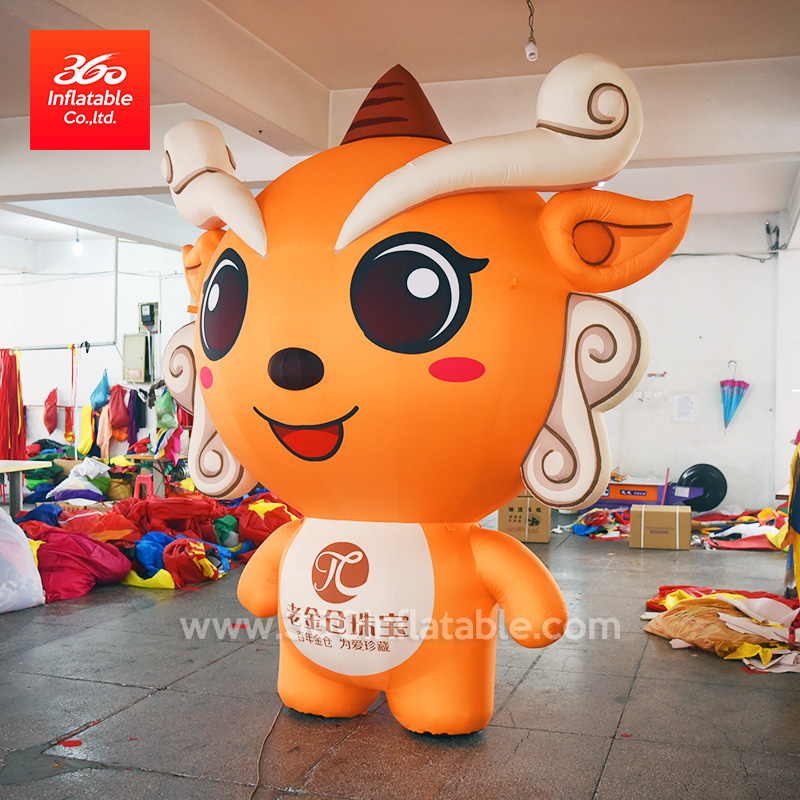 Chinese Inflatable Factory Price Customized Advertising Inflatable Cute Mascot Cartoon Custom
