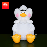 Custom Advertising Inflatable Duck Cartoon Mascot