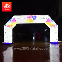 Inflatable LED Race Arch Custom Advertising Archway Inflatables