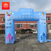 Mini Running Race Arch Custom for Outdoor Activity Advertising Racing Arches Inflatable