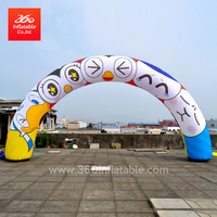 Advertising Arch Customized Cute Cartoon Printing Custom Arches Inflatable