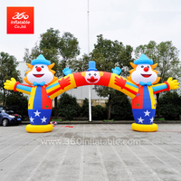 Inflatable Clown Cartoon Arch Custom Advertising Clown Arches
