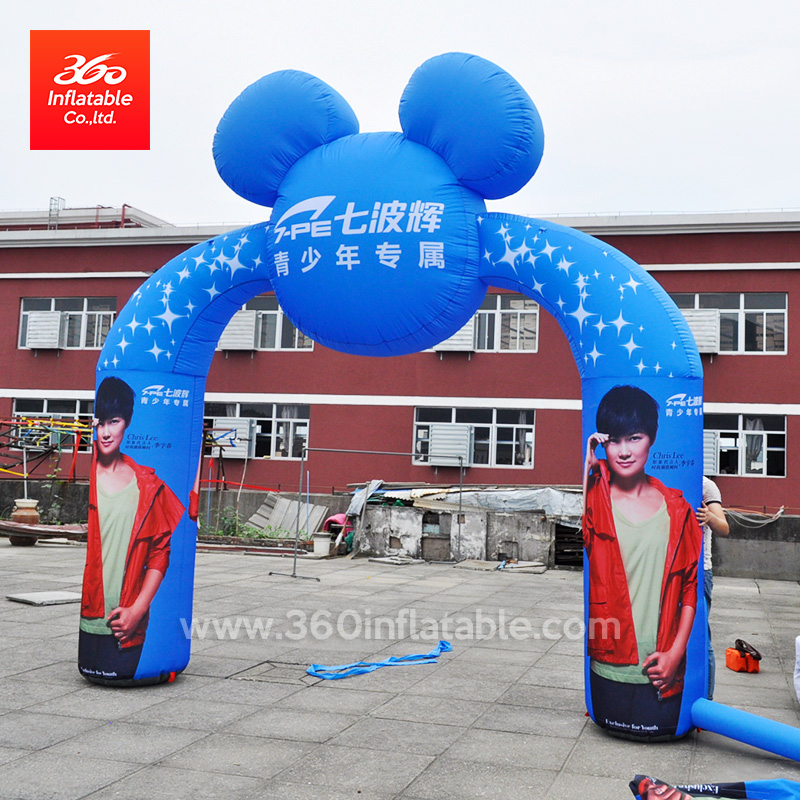 Teenagers Clothing Brands Customized Printing Inflatable Arch for Advertisement Promotion