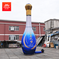 China Famous Wine Brand Advertising Inflatables Bottles Custom