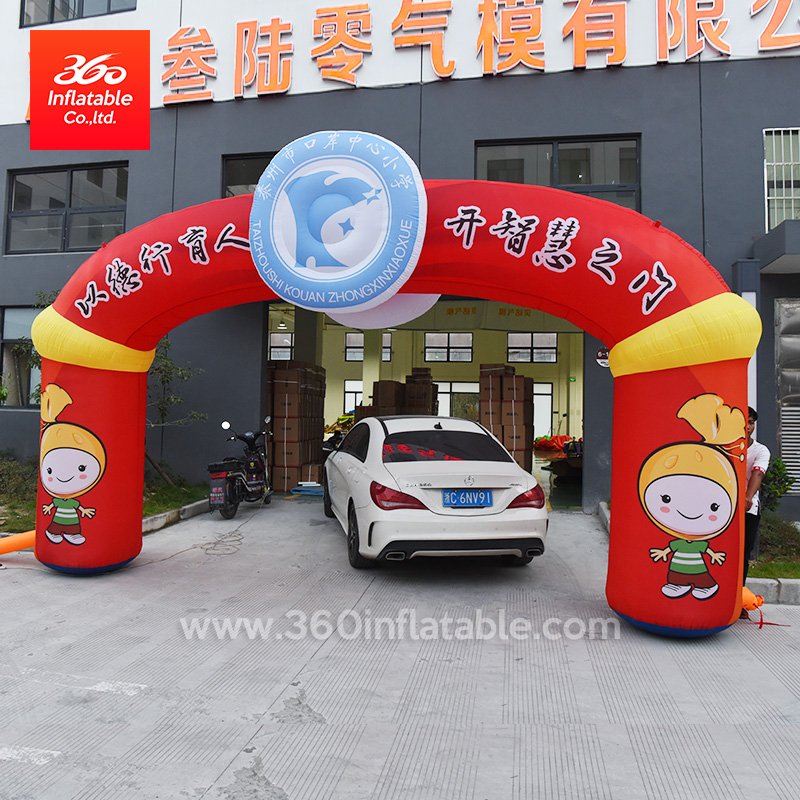 Primary School Advertising Inflatable Arch for New Semester Atmosphere