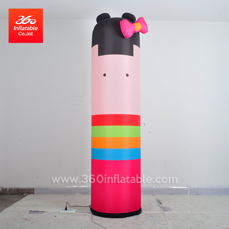 Advertising Inflatable Led Barrel Tube Lamp Custom