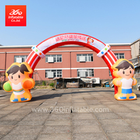 Custom Inflatable Boy and Girl Cartoon Arch Inflatables