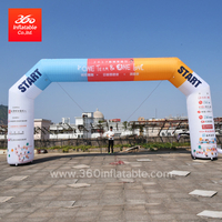 Start and Finish Company Team Spirit Advertising Inflatable Arch Custom