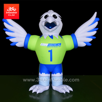Advertising Eagle Inflatable Cartoon Mascot Custom 