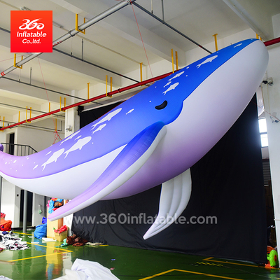 Huge Whale Fish Inflatables Advertising Mascot Custom