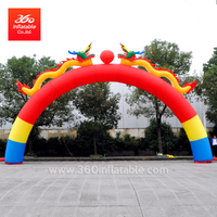 Dragon Cartoon Arch Inflatable Advertising 