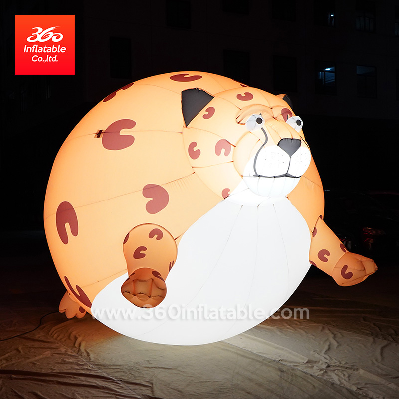 Custom Advertising Inflatable Lepoard Cartoon Inflatables Customized 