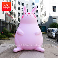 Custom Inflatable Advertising Rabbit Mascot Inflatables Advertising 