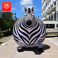 Custom Advertising Zebra Cartoon Mascot Inflatables 