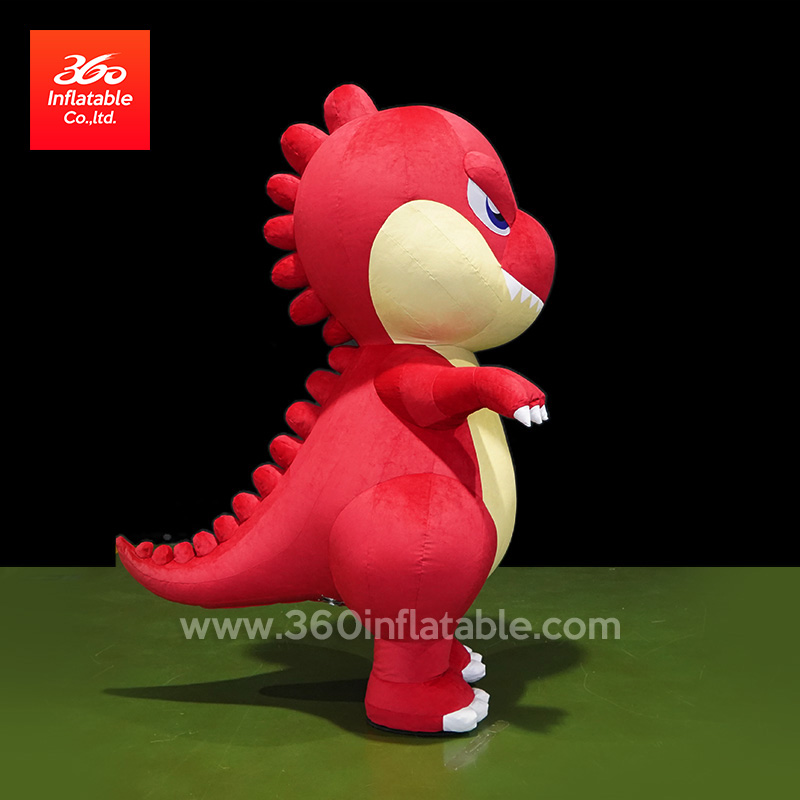 Custom Walking Inflatable Dinosaur Costume Moving Dinosaurs Suit Inflatables 