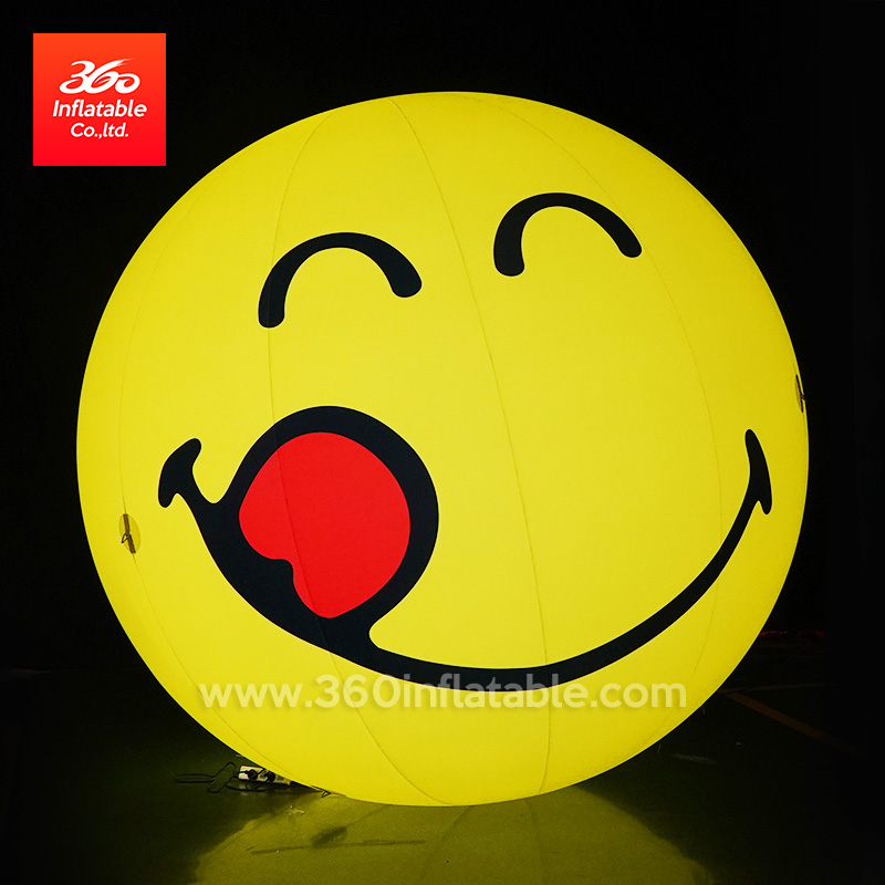 Inflatable Ball Smiling Face Balloon Balls Custom 