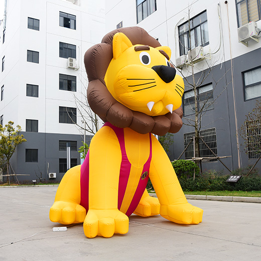 Factory Manufacturer Price High Quality Custom Inflatable Lion Cartoon Mascot
