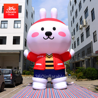 Huge Inflatable Cartoon Rabbit Mascot for Commercial Decorations