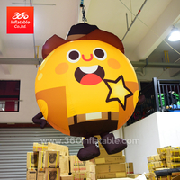 Custom Mascot Smiling Cartoon Inflatable Advertising 