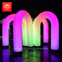 Custom Inflatable Balloons Advertising Led Balloon Arch