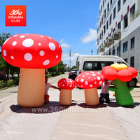 Customized Inflatable Mushroom Cartoons Advertising Inflatables Mushrooms 