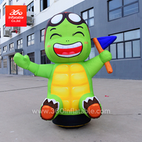 China WenZhou 360 Inflatable Manufacturer Factory price High Quality Inflatable Tortoise Cartoon Lamp Advertising Inflatables